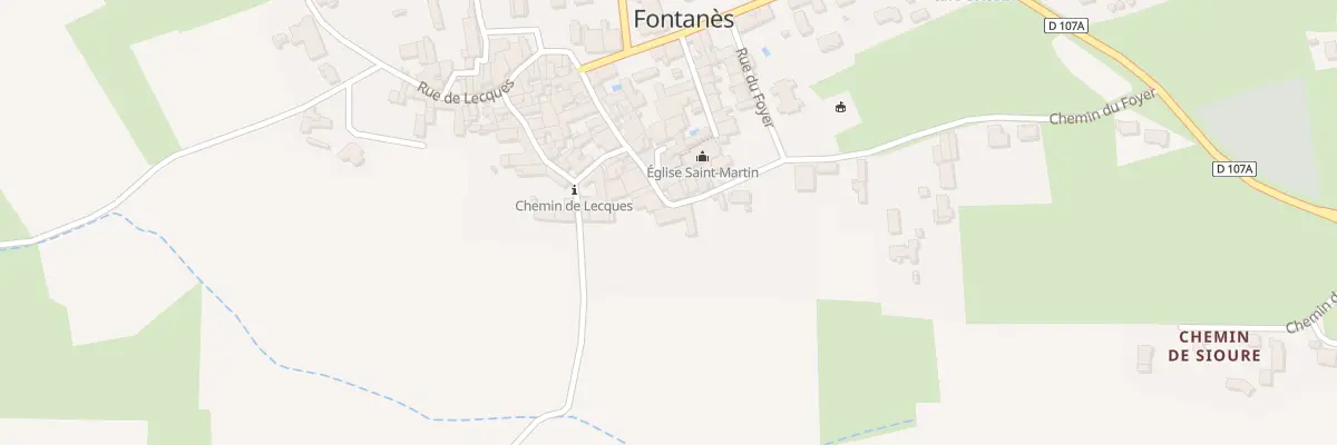 Plan du 5106 Rue de l’Église à Fontanès