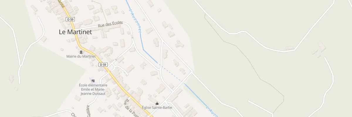 Plan du 3 L’Arboux au Martinet