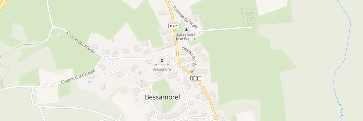 Plan du 5 Che de la Fontaine à Bessamorel