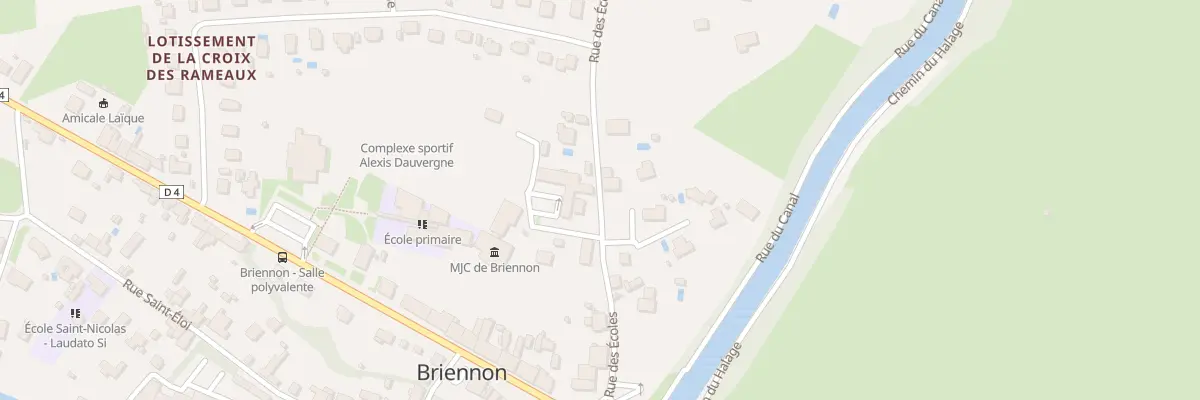 Plan du 18 Rue des Ecoles à Briennon
