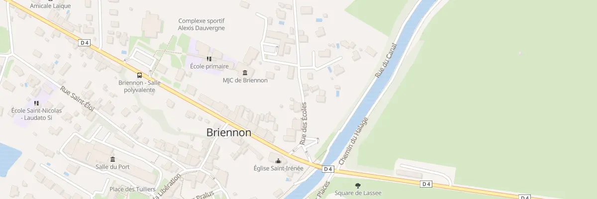 Plan du 12 Rue des Ecoles à Briennon