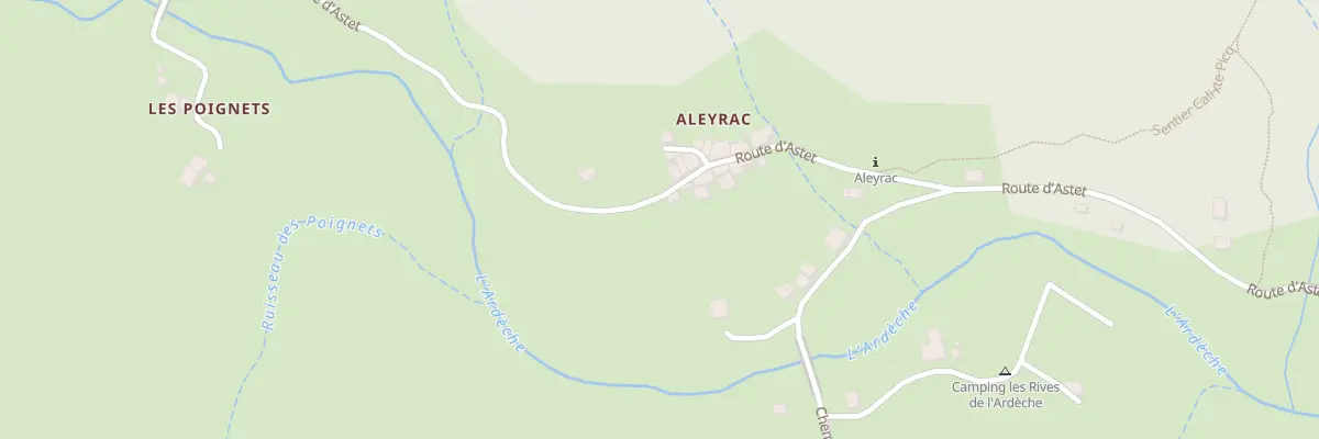 Plan du 5407 Aleyrac à Mayres