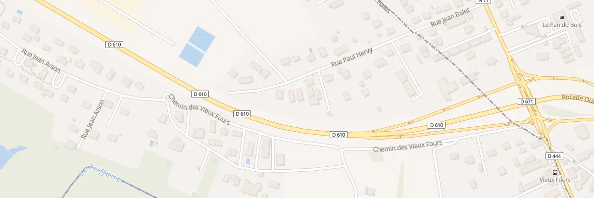 Plan du 25 Rue Paul Hervy à Rosières-près-Troyes