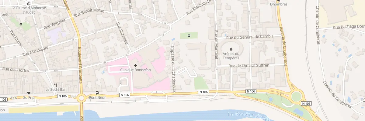 Plan du 6 Imp de la Chadenède à Alès