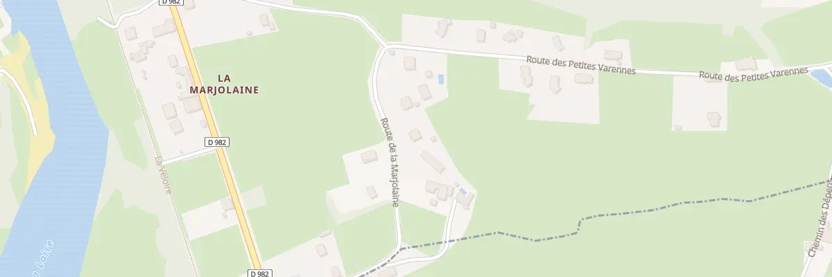Plan du 294 Rte de la Marjolaine à Iguerande