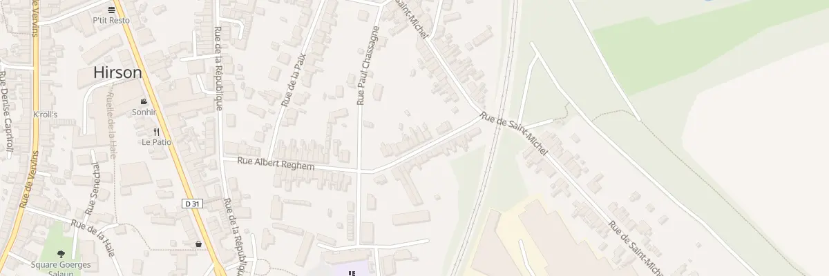 Plan du 63 Rue Albert Reghem à Hirson