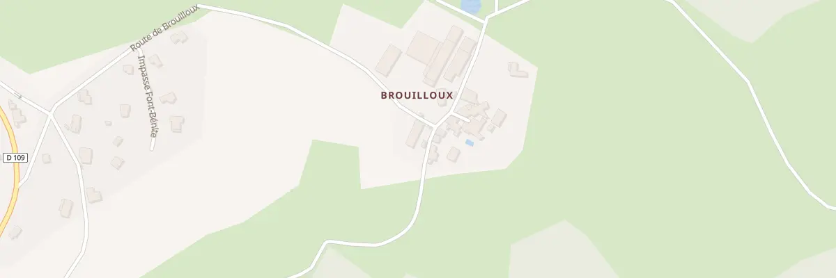 Plan du 17 Rte de Brouilloux à Chenereilles