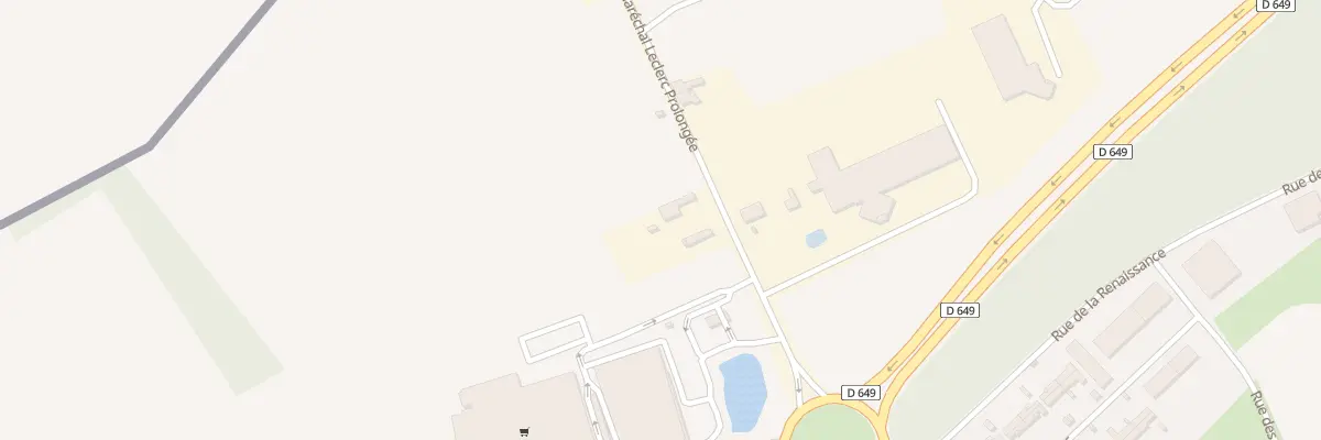 Plan du 1128 Rue du Maréchal Leclerc à Jeumont