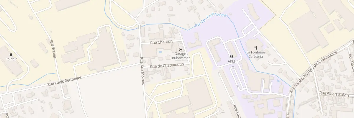 Plan du 3 Rue de Chateaudun à Troyes