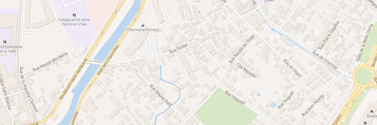 Plan du 5 Rue Rebaudis à Troyes