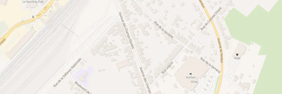 Plan du 71 Av des Champs Elysées à Hirson