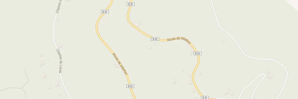 Plan du 1456 Rte de Villefort à Bordezac