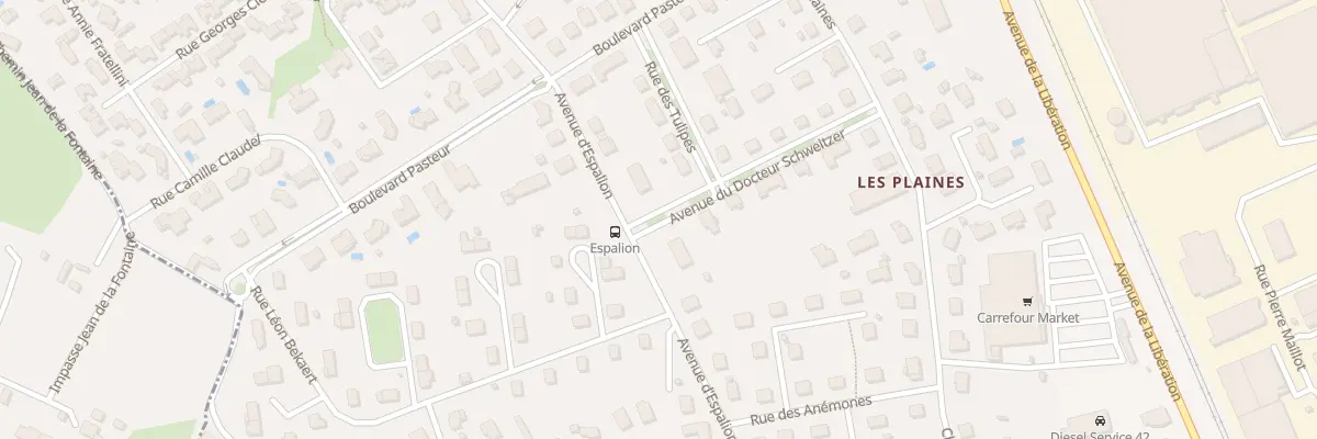 Plan du 7 Av d’Espalion au Coteau