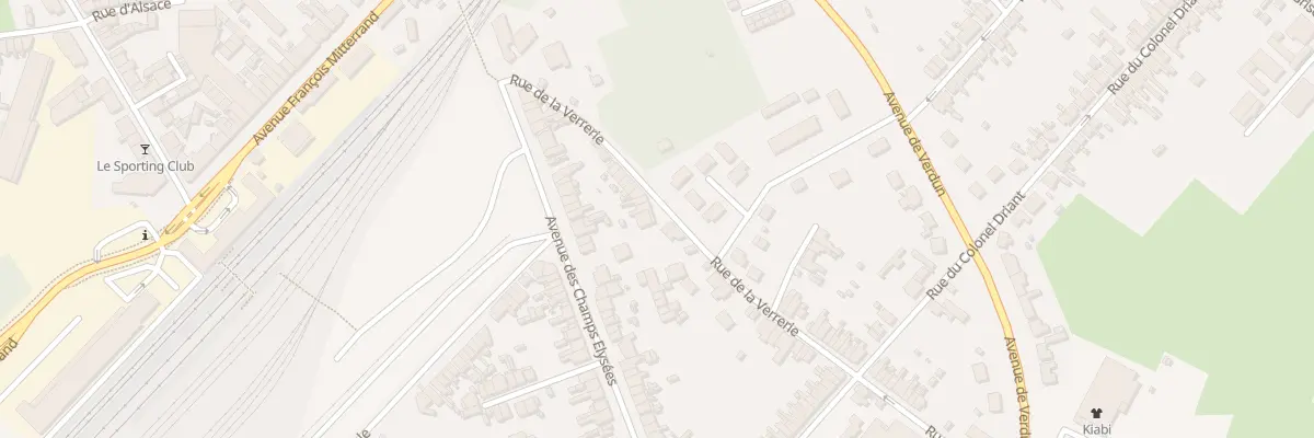 Plan du 24 Rue de la Verrerie à Hirson