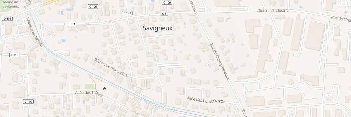Plan du 11 Rue des Forges à Savigneux