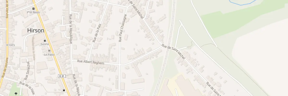 Plan du 71 Rue Albert Reghem à Hirson