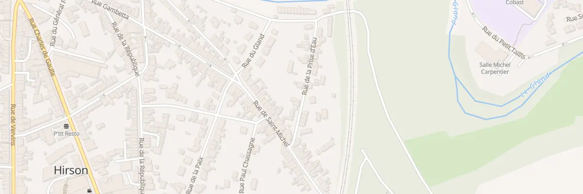 Plan du 9 Rue de la Prise d’Eau à Hirson