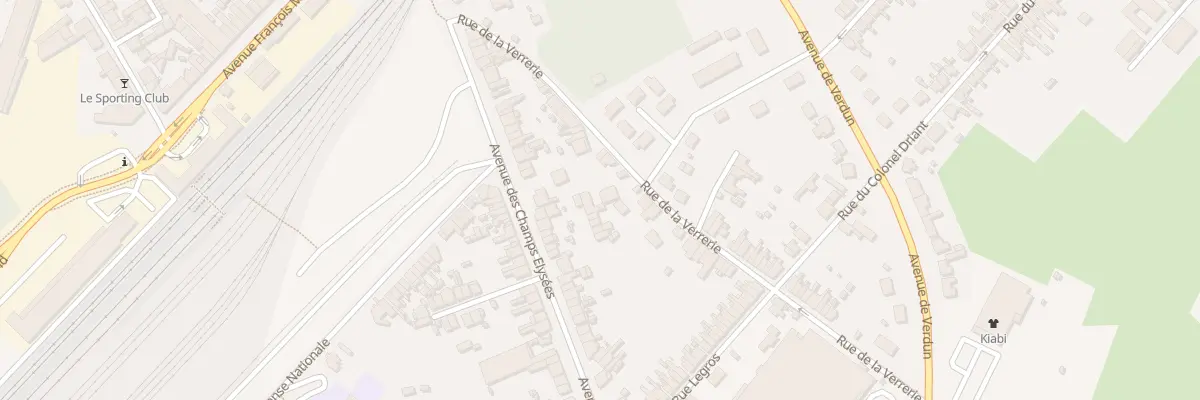 Plan du 32 Rue de la Verrerie à Hirson