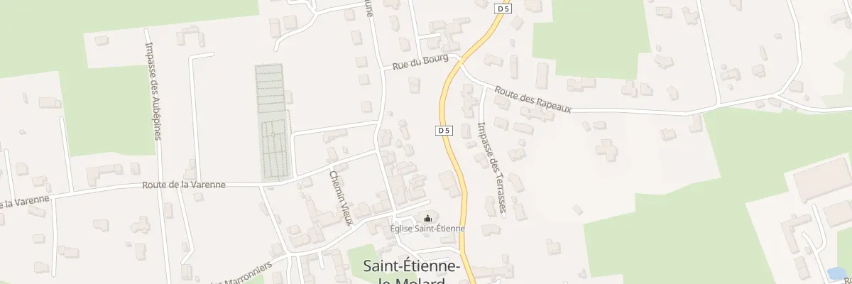 Plan du 137 Rte de la Maison Blanche à Saint-Étienne-le-Molard