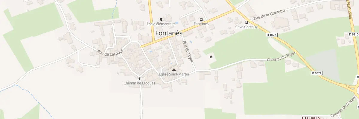 Plan du 15 Imp de l’Église à Fontanès