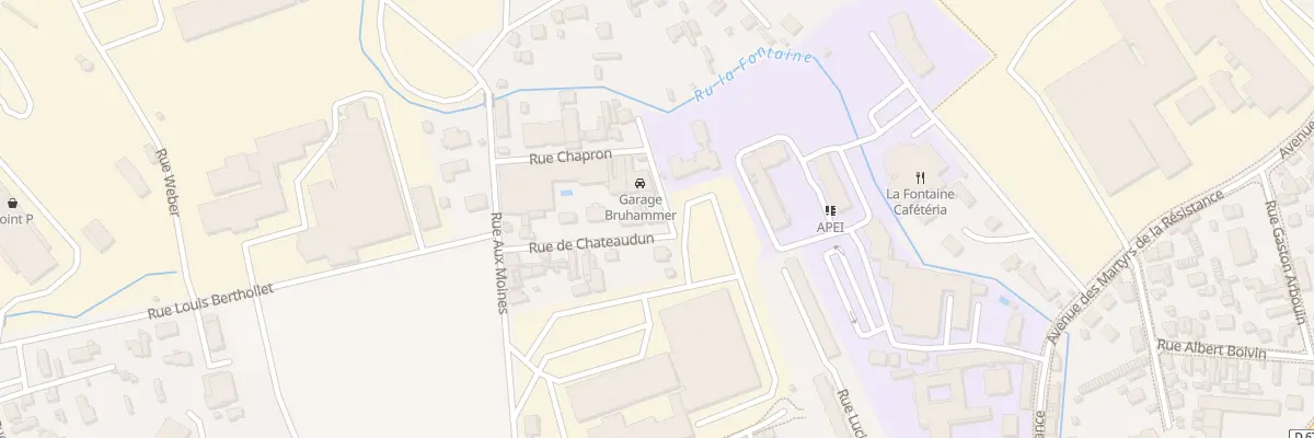 Plan du 5 Rue de Chateaudun à Troyes