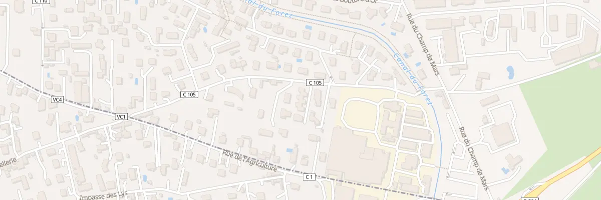 Plan du 13B Rue des Prairies à Savigneux