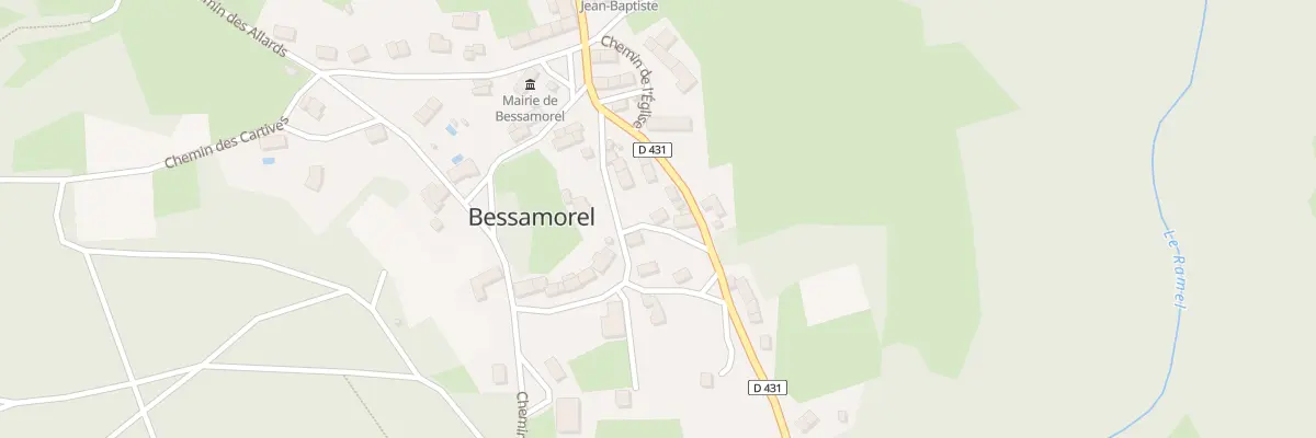Plan du 5048 Le Bourg à Bessamorel