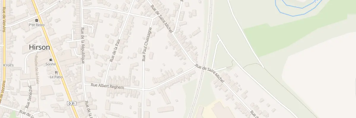 Plan du 64 Rue de Saint Michel à Hirson