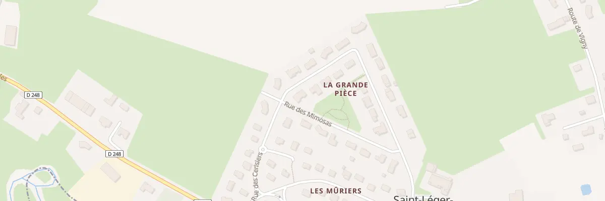 Plan du 21 Rue des Cerisiers à Saint-Léger-lès-Paray