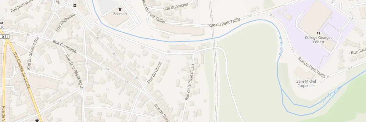 Plan du 45 Rue de la Prise d’Eau à Hirson