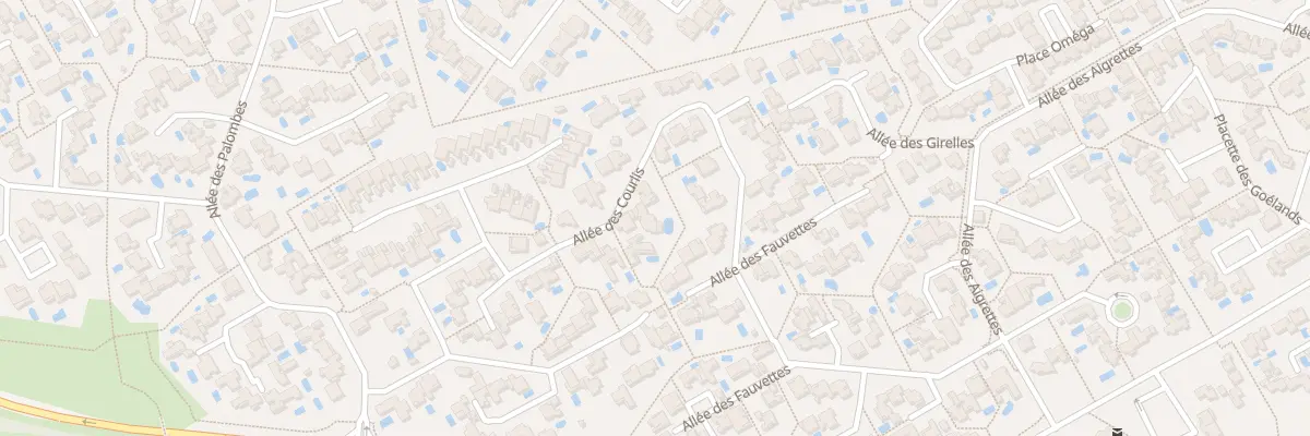Plan du 40 All des Courlis à La Grande-Motte