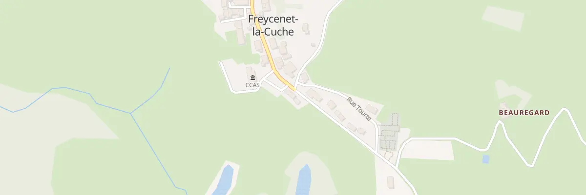 Plan du 5027 Le Bourg à Freycenet-la-Cuche