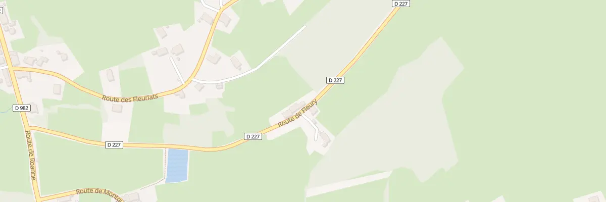 Plan du 461 Rte de Fleury à Iguerande