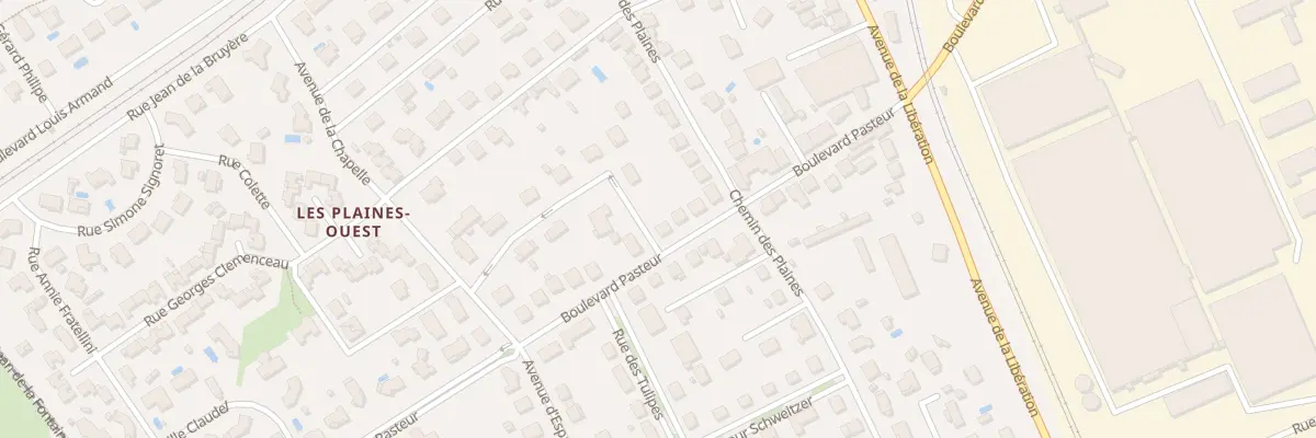 Plan du 18 Bd Pasteur au Coteau
