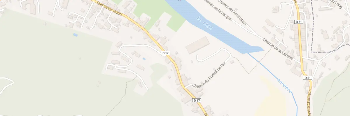 Plan du 59 Rue Victor Hugo à Bessèges