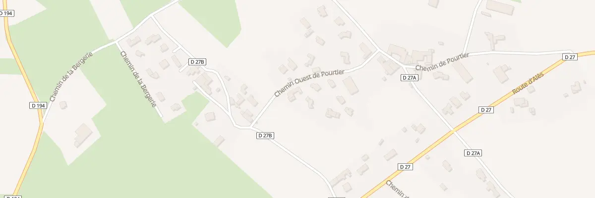 Plan du 195A Che Ouest de Pourtier à Saint-Théodorit