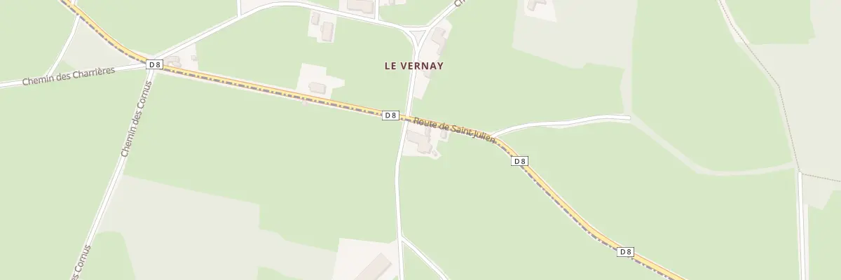 Plan du 1161 Rte de Saint Julien à Saint-Martin-du-Lac
