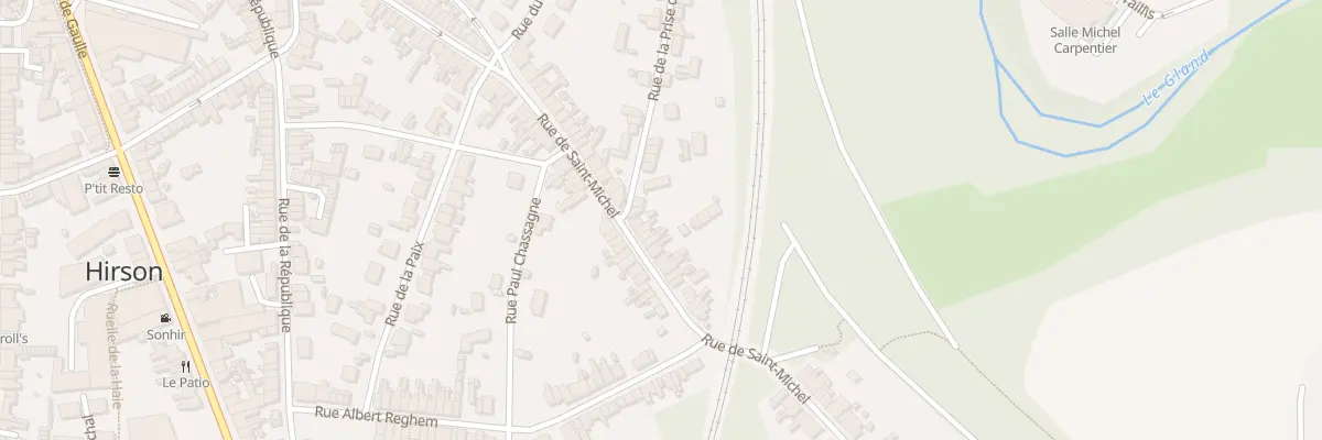 Plan du 105 Rue de Saint Michel à Hirson