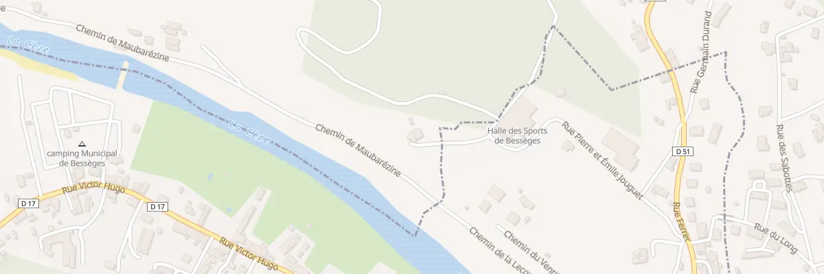 Plan du 5107 La Boudene à Bordezac