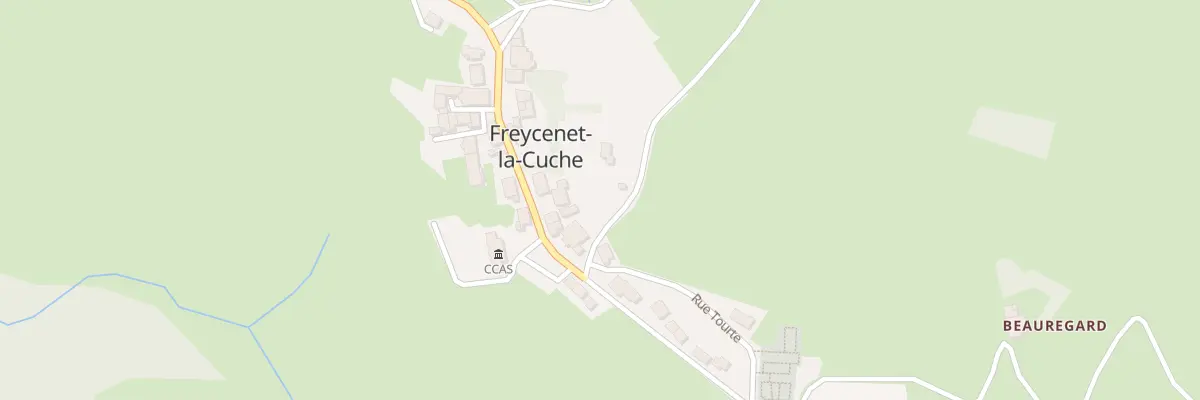 Plan du 5006 Le Bourg à Freycenet-la-Cuche