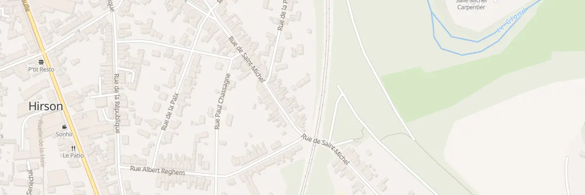 Plan du 113 Rue de Saint Michel à Hirson