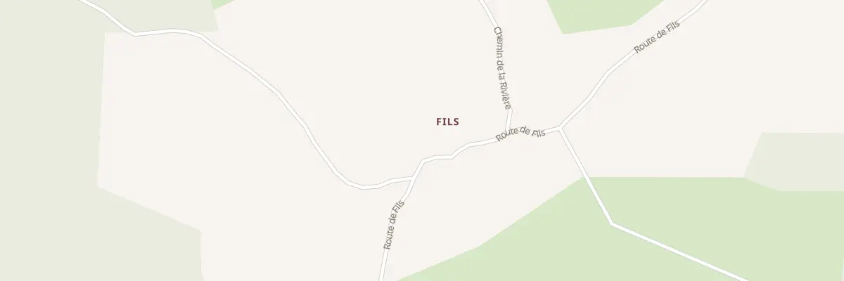 Plan du 1995 Rte de Fils à Luriecq