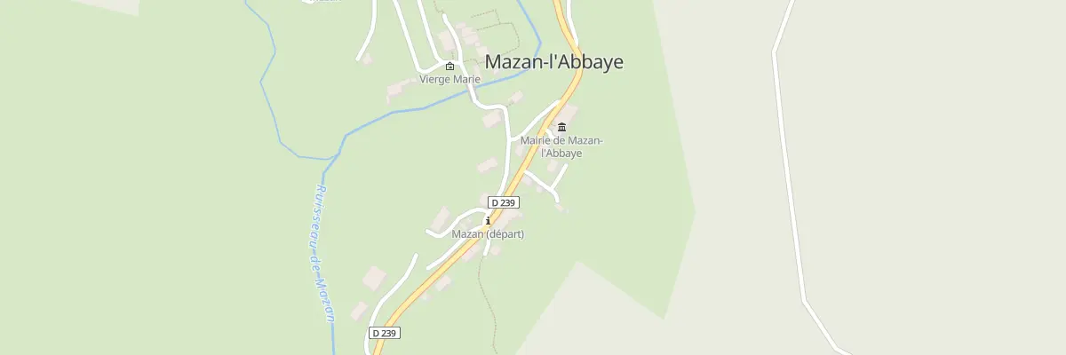 Plan du 5052 Le Village à Mazan-l’Abbaye
