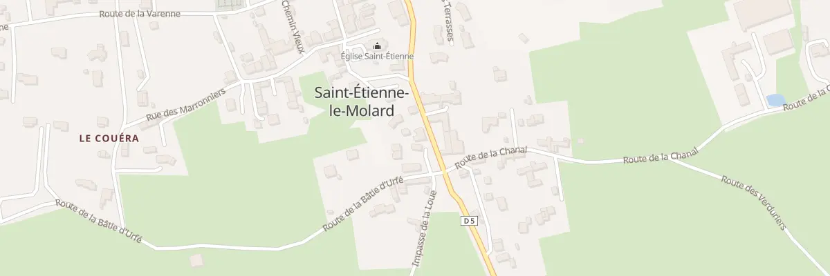 Plan du 76 Rte du Pont de Fonte à Saint-Étienne-le-Molard
