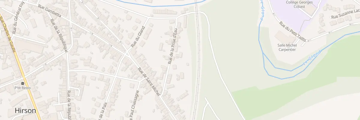 Plan du 18 Rue de la Prise d’Eau à Hirson