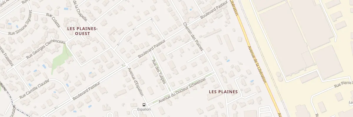 Plan du 40 Che des Plaines au Coteau