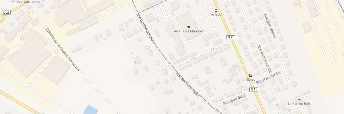 Plan du 45 Rue des Deux Haies à Bréviandes