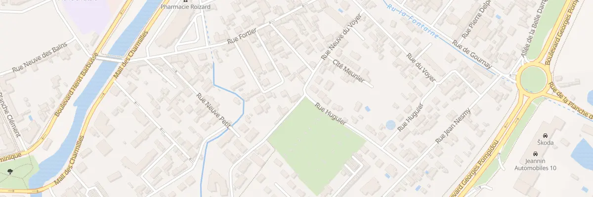 Plan du 8 Rue Rebaudis à Troyes