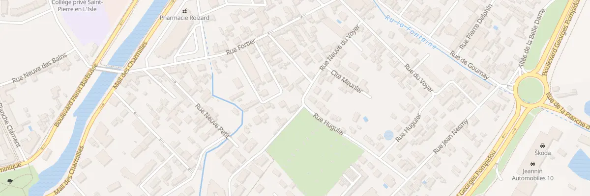 Plan du 12 Rue Huguier à Troyes
