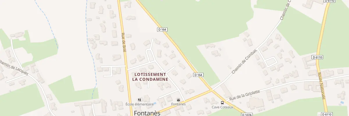 Plan du 14 Rue de la Condamine à Fontanès